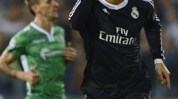 Cristiano Ronaldo botó un penalty y acertó otro ayer para el Real Madrid.