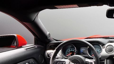 El interior del Mustang se diseñó con base en muchas ideas creativas.