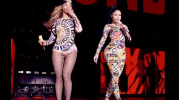 Beyoncé y Nicki estrenaron el día de hoy el video musical.