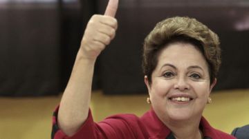 Dilma Rousseff tendrá que buscar la reelección en segunda vuelta.