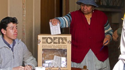 Jornada electoral en Bolivia.