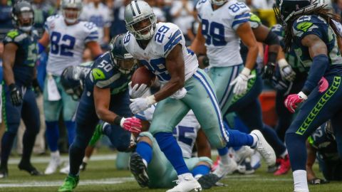 DeMarco Murray #29 lidera la NFL con 785 yardas.