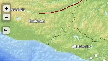 El sismo se sintió en varias naciones centroamericanas.