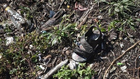 Una de las fosas que se hallaron en Iguala, Guerrero, el pasado 13 de octubre.
