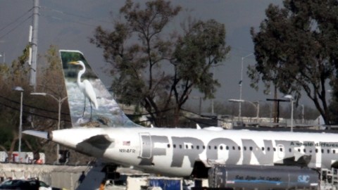 El avión de Frontier Arlines ha sido desinfectado tres veces.