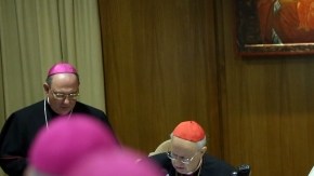 El Papa Francisco preside una de las audiencias del sínodo episcopal  en El Vaticano.