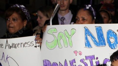 Los niños también sufren la violencia intrafamiliar.