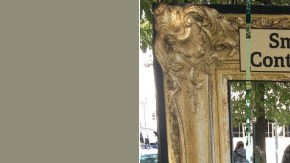 Ana Hernández durante ensayo previo a la exposición.