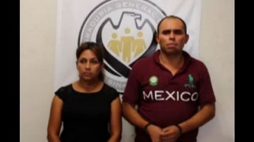 Alma Delia Chávez Guerrero y Yahir Alfredo Sandoval Estrada fueron detenidos el miércoles.