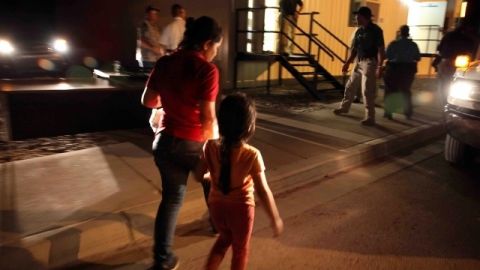 Centro de Detención Temporal para Adultos con Niños en Artesia, New Mexico.