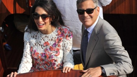 La familia libanesa de la novia también acudió a esta fiesta, luego de que no pudo estar presente en la boda en Venecia.