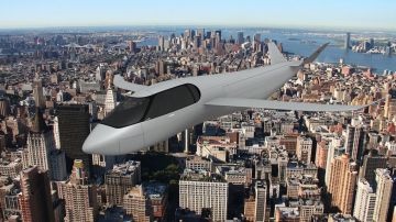 El SkyCruiser se conduce como un auto, vuela como un avión y aterriza como un helicóptero.