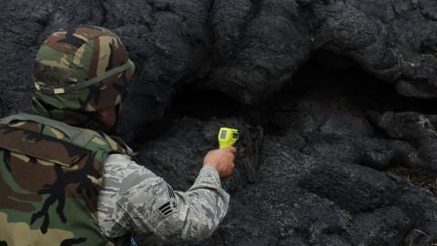 Es alarmante el avance de la lava.