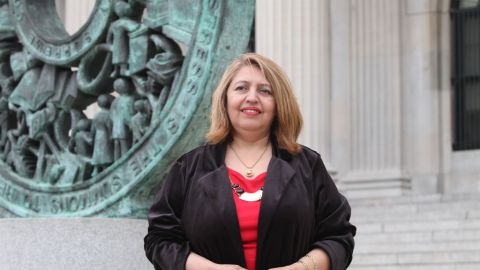 “Como ecuatoriana me siento muy orgullosa, pero sobre todo como latina”, dijo Velásquez sobre su elección.