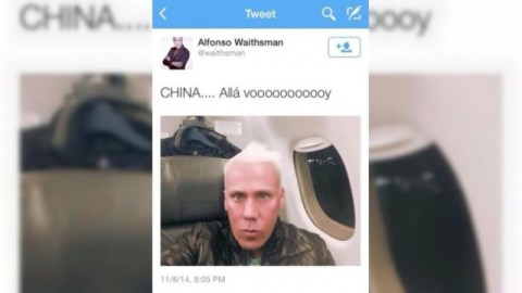 Waithsman viajó hacia China junto con Enrique Peña Nieto y Angélica Rivera Hurtado para el Foro de Cooperación Económica Asia-Pacífico en Pekín.