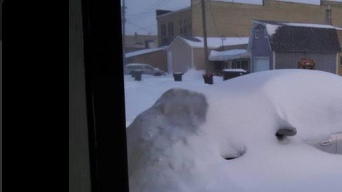 La masa de aire frío proviene de Alaska.