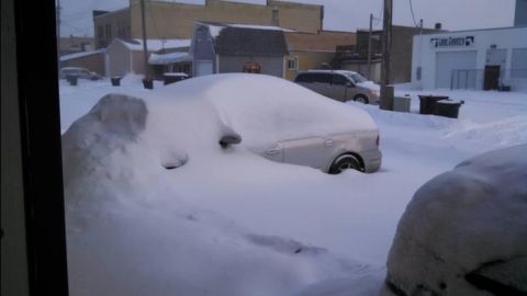 La masa de aire frío proviene de Alaska.