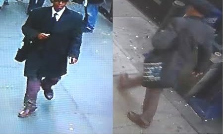 La Policía indicó que los dos sospechosos son dos afroamericanos.