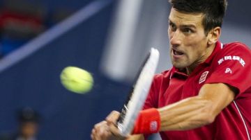 El serbio Novak Djokovic en el torneo de Shanghái.