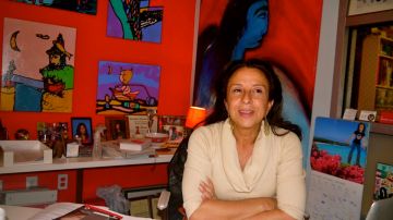 María Hinojosa en las oficinas de Futuro Media Group.