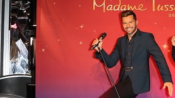 Martin eligió un baile muy típico en sus giras para ser inmortalizado en el Tussauds.