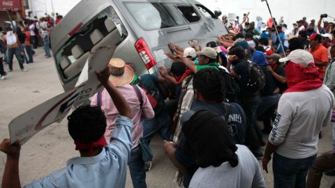 La desaparición ha provocado manifestaciones violentas.