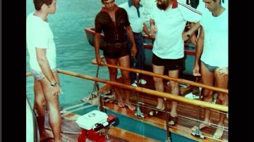 Fidel Castro, de pesca en los yates Pionera I y II.