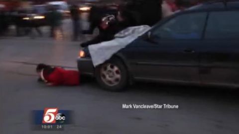 La Policía clasificó al conductor como la "víctima".