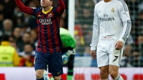 Ronaldo y Messi, los grandes del fútbol mundial,