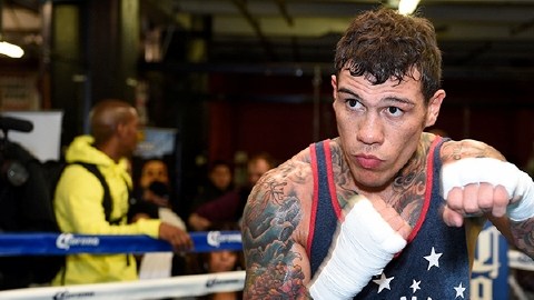 Gabriel Rosado durante un entrenamiento en en el Gleason's Gym de Brooklyn.