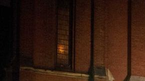 Iglesia Bautista donde se realizó el servicio por Akai Gurley el sábado.