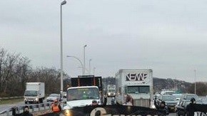 La demostración ocurrió alrededor de las 9:15 a.m. y no hubo arrestos.