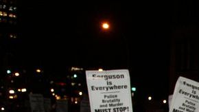 Protestas en Union Square, Nueva York, tras la decisión del Gran Jurado en el caso Garner.