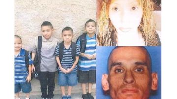 Daniel Perez, 43, Erica Perez, 39, y sus cuatro hijos Jordan, 11, Jaiden, 9, Tristan, 8, y Alex, 6.