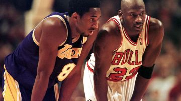 Kobe y Jordan compartiendo la duela.