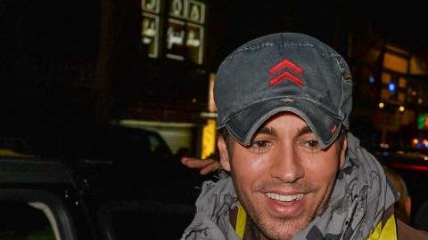 Enrique publicó un divertido video en sus redes sociales del incidente.