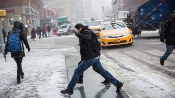 Los neoyorquinos deberán lidiar con la nieve y las bajas temperaturas este fin de semana.