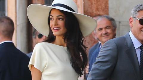 Amal Alamuddin flechó a Clooney.