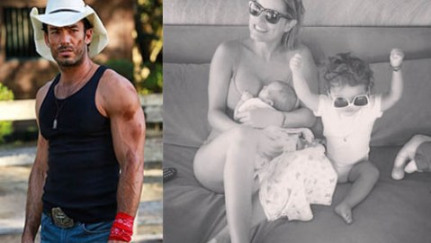 Aarón escribió un mensaje lleno de amor a su familia.