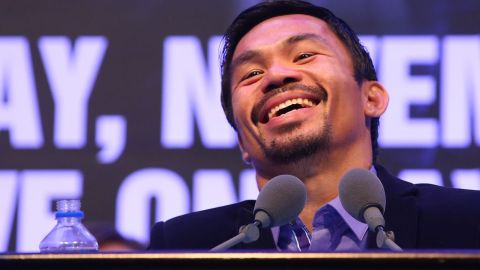 Manny Pacquiao ha ido calentando la posible pelea a través de las redes sociales.