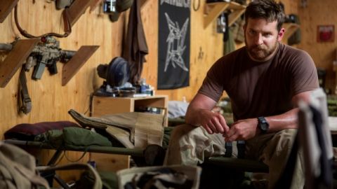 Bradley Cooper está nominado al Oscar por su actuación en 'American Sniper'./