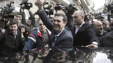 Alexis Tsipras, encabeza la alianza.