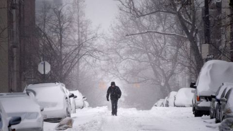 Una tormenta invernal afecta a Estados Unidos.