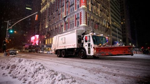 El pronóstico es que la nieve que caiga en esta tormenta llegue a estar por encima del medio metro.