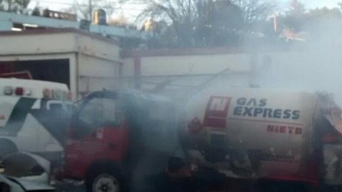 La unidad abastecía el combustible al hospital.