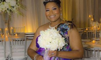 La ceremonia la ofició la hermana de la novia que es pastora en una iglesia.