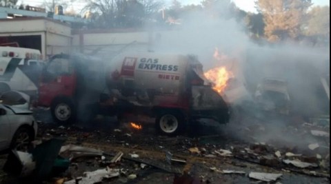 La unidad abastecía el combustible al hospital.