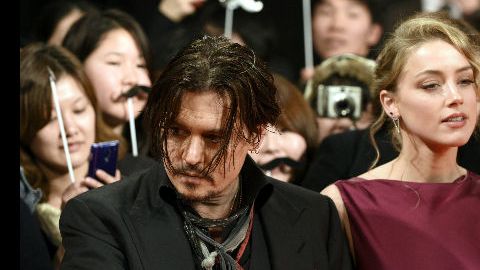 Depp, de 51 años, y Heard, de 28, se conocieron en el rodaje de "The Rum Diary".