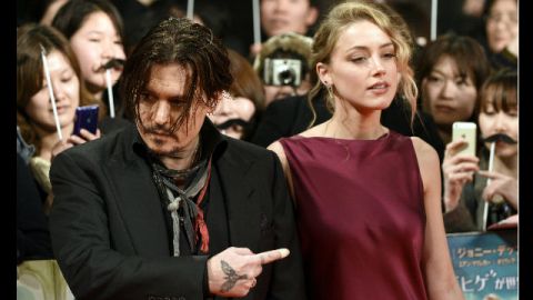 Depp, de 51 años, y Heard, de 28, se conocieron en el rodaje de "The Rum Diary".