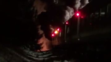 EI incendio del tren de Metro-North fue fimado y publicaod en YouTube.